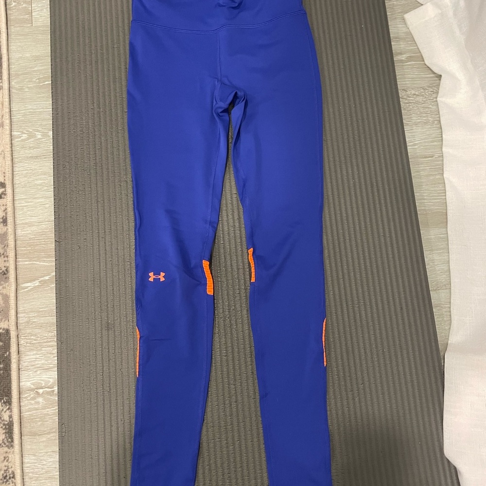 Under Armour Blue and Orange Leggings